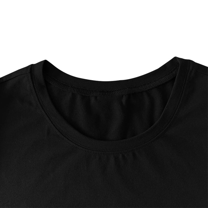 YITAN Women Graphic Cute Tee Funny T Shirts Black X-Large - Image 3